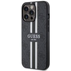 Guess GUHMP14XP4RPSK iPhone 14 Pro Max 6.7" czarny|black hardcase 4G Printed Stripes MagSafe цена и информация | Guess Телефоны и аксессуары | kaup24.ee