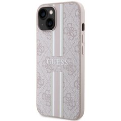 Guess GUHMP14MP4RPSP iPhone 14 Plus 6,7" różowy|pink hardcase 4G Printed Stripes MagSafe цена и информация | Чехлы для телефонов | kaup24.ee