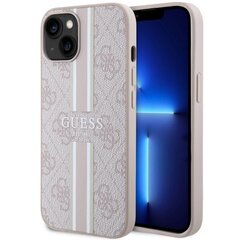 Guess GUHMP14MHGCFSEP iPhone 14 Plus 6,7" różowy|pink hard case GCube Stripes MagSafe цена и информация | Чехлы для телефонов | kaup24.ee