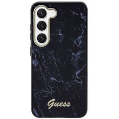 Guess GUHCS23MPCUMAK S23 +S916 czarny|black hardcase Marble цена и информация | Чехлы для телефонов | kaup24.ee