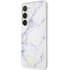 Guess GUHCS23MPCUMAH S23+ S916 biały|white hardcase Marble цена и информация | Чехлы для телефонов | kaup24.ee