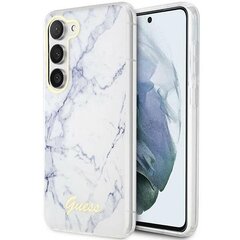 Guess GUHCS23SPCUMAH S23 S911 biały|white hardcase Marble цена и информация | Чехлы для телефонов | kaup24.ee