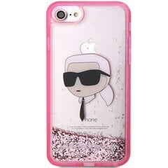 Karl Lagerfeld KLHCI8LNKHCP iPhone 7|8| SE 2020 | SE 2022 różowy|pink hardcase Glitter Karl Head цена и информация | Чехлы для телефонов | kaup24.ee