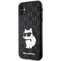 Original Pouch KARL LAGERFELD Saffiano Monogram Choupette KLHCN61SAKHPCK for Iphone 11| Xr Black цена и информация | Чехлы для телефонов | kaup24.ee