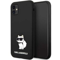 Karl Lagerfeld KLHCN61SNCHBCK iPhone 11| XR hardcase czarny|black Silicone Choupette цена и информация | Чехлы для телефонов | kaup24.ee