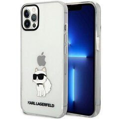 Karl Lagerfeld KLHCP12MHNCHTCT iPhone 12 |12 Pro 6,1" transparent hardcase Ikonik Choupette цена и информация | Чехлы для телефонов | kaup24.ee