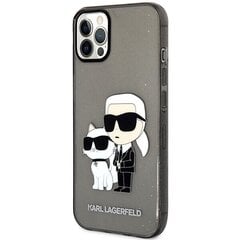 Karl Lagerfeld KLHCP12MHNKCTGK, must hind ja info | Telefoni kaaned, ümbrised | kaup24.ee