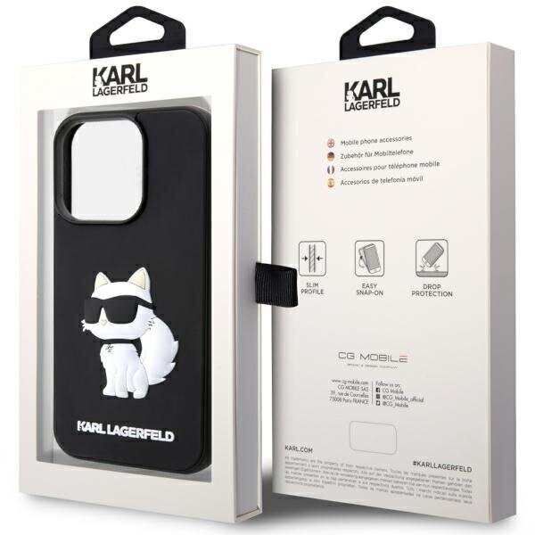 Karl Lagerfeld KLHCP14X3DRKHNK, must hind ja info | Telefoni kaaned, ümbrised | kaup24.ee