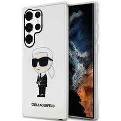 Karl Lagerfeld KLHCS23LHNIKTCT S23 Ultra S918 transparent hardcase Ikonik Karl Lagerfeld цена и информация | Чехлы для телефонов | kaup24.ee