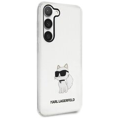 Karl Lagerfeld KLHCS23MHNCHTCT S23+ S916 transparent hardcase Ikonik Choupette цена и информация | Чехлы для телефонов | kaup24.ee