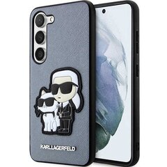 Karl Lagerfeld KLHCS23MSANKCPG S23+ S916 hardcase szary|grey Saffiano Karl & Choupette цена и информация | Чехлы для телефонов | kaup24.ee