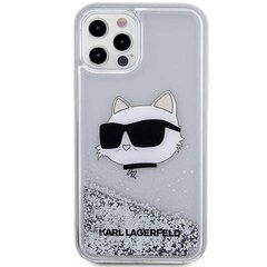 Karl Lagerfeld KLHCP14XG2CPS iPhone 14 Pro Max 6,7" srebrny|silver hardcase Glitter Choupette Patch цена и информация | Чехлы для телефонов | kaup24.ee