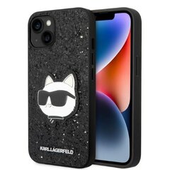 Karl Lagerfeld KLHCP14MG2CPK iPhone 14 Plus 6,7" czarny|black hardcase Glitter Choupette Patch цена и информация | Чехлы для телефонов | kaup24.ee