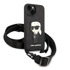 Karl Lagerfeld KLFLBKPXKSB iPhone X|Xs czarny|black bookcase Signature Glitter цена и информация | Чехлы для телефонов | kaup24.ee