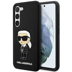 Karl Lagerfeld KLHCS23MSNIKBCK S23+ S916 hardcase czarny|black Silicone Ikonik цена и информация | Чехлы для телефонов | kaup24.ee