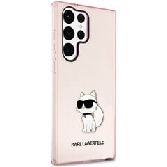 Karl Lagerfeld KLHCS23SSNIKBCP S23 S911 hardcase różowy|pink Silicone Ikonik цена и информация | Чехлы для телефонов | kaup24.ee