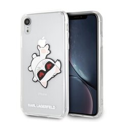 Karl Lagerfeld KLHCI61CFHE iPhone Xr hardcase transparent Choupette Fun цена и информация | Чехлы для телефонов | kaup24.ee