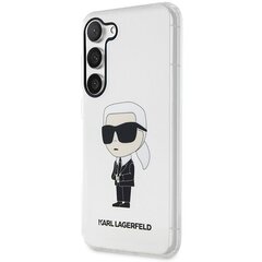 Karl Lagerfeld KLHCS23MHNIKTCT S23+ S916 transparent hardcase Ikonik Karl Lagerfeld цена и информация | Чехлы для телефонов | kaup24.ee