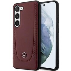 Mercedes MEHCS23MARMRE S23+ S916 czerwony|red hardcase Leather Urban Bengale цена и информация | Чехлы для телефонов | kaup24.ee