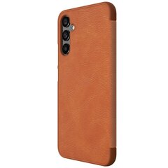 Nillkin Qin Book Case for Samsung Galaxy A34 5G Brown цена и информация | Чехлы для телефонов | kaup24.ee