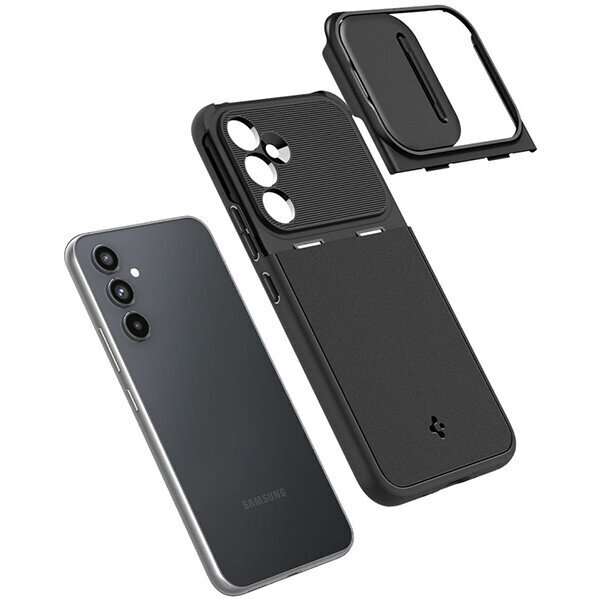 Spigen Optik Armor, must hind ja info | Telefoni kaaned, ümbrised | kaup24.ee