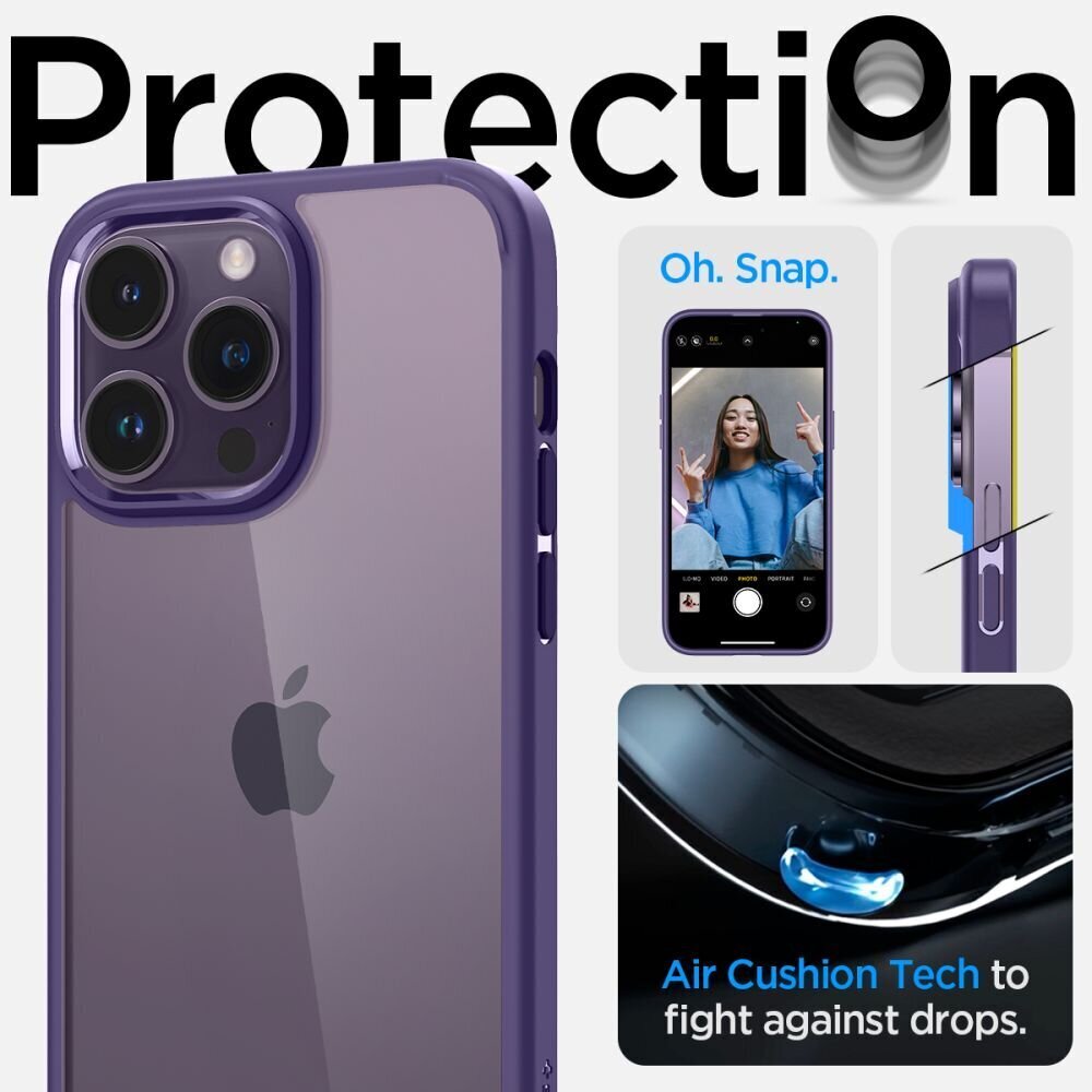 Spigen Ultra Hybrid iPhone 14 Pro Max, deep purple цена и информация | Telefoni kaaned, ümbrised | kaup24.ee