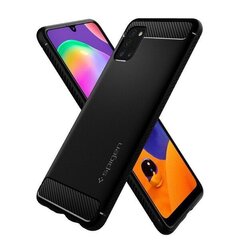 Spigen Rugged Armor Samsung A315 A31 czarny|black matte ACS00878 цена и информация | Чехлы для телефонов | kaup24.ee