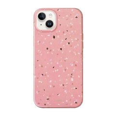 UNIQ etui Coehl Terrazzo iPhone 14 6,1" różowy|coral pink цена и информация | Чехлы для телефонов | kaup24.ee