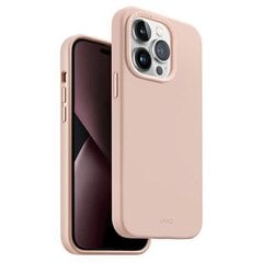UNIQ etui Lino Hue iPhone 14 Pro 6,1" Magclick Charging rózowy|blush pink цена и информация | Чехлы для телефонов | kaup24.ee
