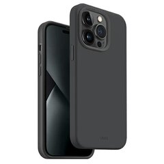 UNIQ etui Lino Hue iPhone 14 Pro Max 6,7" Magclick Charging szary|charcoal grey цена и информация | Чехлы для телефонов | kaup24.ee