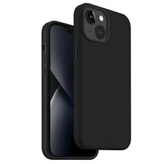 UNIQ etui Lino iPhone 14 6,1" czarny|midnight black цена и информация | Чехлы для телефонов | kaup24.ee