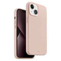 UNIQ etui Lino Hue iPhone 14 6,1" Magclick Charging różowy|blush pink цена и информация | Чехлы для телефонов | kaup24.ee