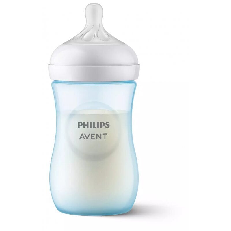 Pudel Philips Avent Natural Response, sinine, 1 kuu+, 260 ml hind ja info | Lutipudelid ja aksessuaarid | kaup24.ee