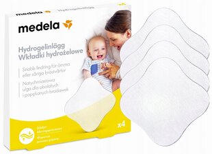 Hüdrogeeliga rinnapadjad Medela, 4 tk. hind ja info | Medela Beebitooted | kaup24.ee