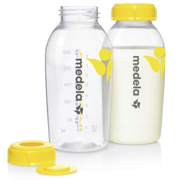 Piima säilituspudelid Medela 0075, 250 ml, 2 tk. hind ja info | Lutipudelid ja aksessuaarid | kaup24.ee