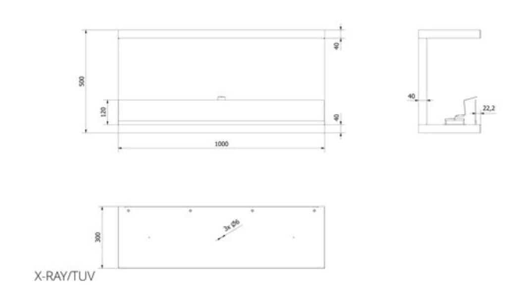 Biokamin Kratki X-ray Tuv цена и информация | Kaminad | kaup24.ee