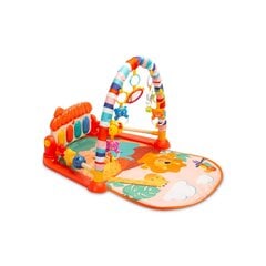 Музыкальный коврик с пианино Toyz Zoo, оранжевый цена и информация | Коврики для младенцев | kaup24.ee
