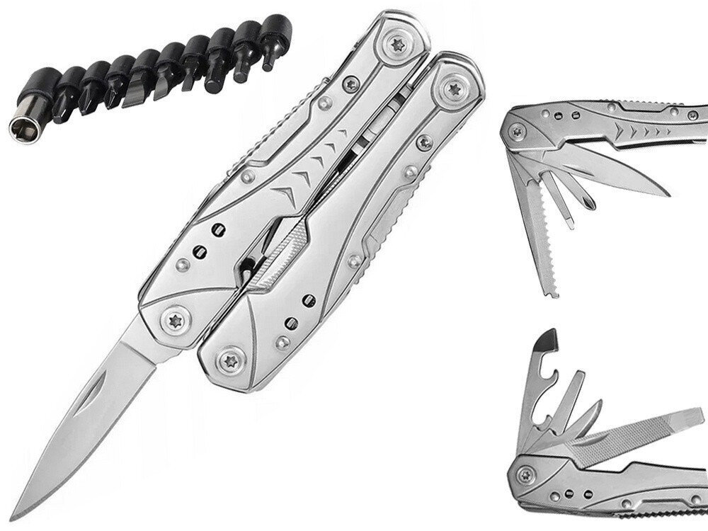 Matka taskunuga 9in1 Silver (120) цена и информация | Taskunoad, multifunktsionaalsed tööriistad | kaup24.ee