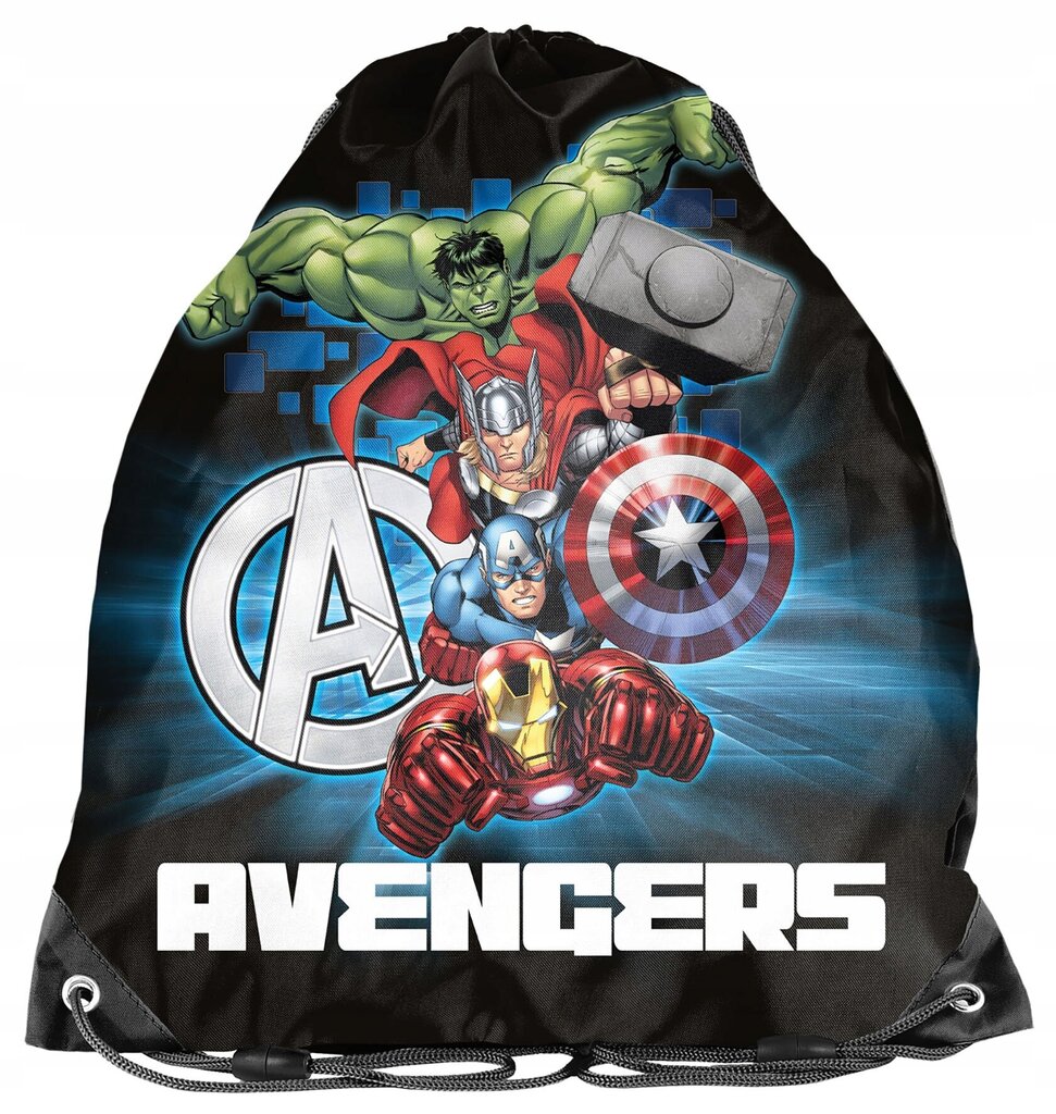 Seljakott Paso Marvel Avengers + pinal+ spordikott hind ja info | Koolikotid, sussikotid | kaup24.ee