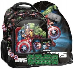 Seljakott Paso Marvel Avengers + pinal+ spordikott hind ja info | Koolikotid, sussikotid | kaup24.ee