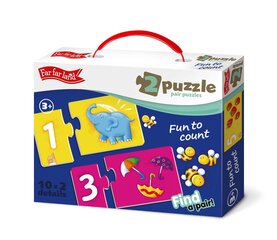 Двойные пазлы для детей Fun to Count Far Far Land цена и информация | Развивающие игрушки | kaup24.ee