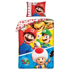 Laste voodipesukomplekt Super Mario 140×200, 2 osa цена и информация | Детское постельное бельё | kaup24.ee