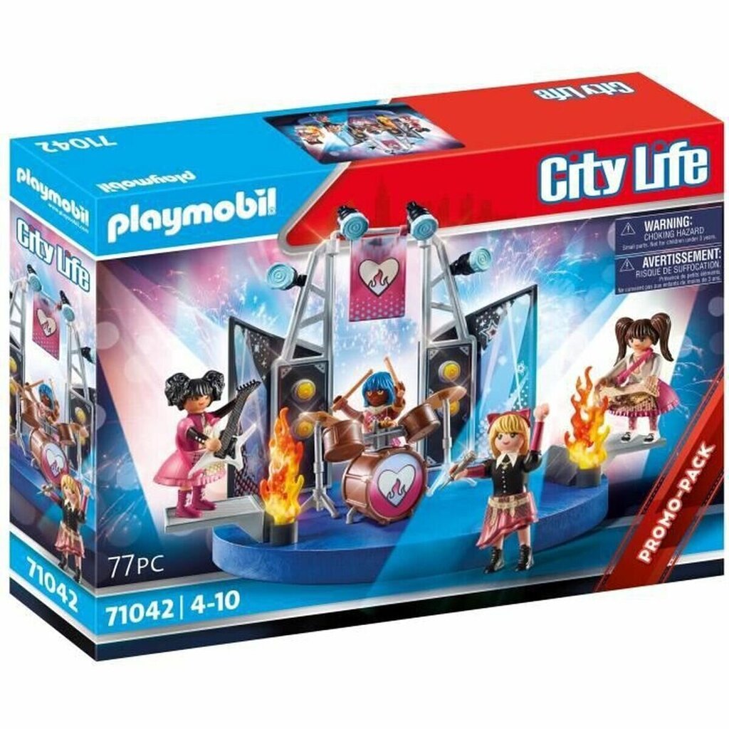 71042 Playmobil Linnaelu, 77 d. цена и информация | Klotsid ja konstruktorid | kaup24.ee