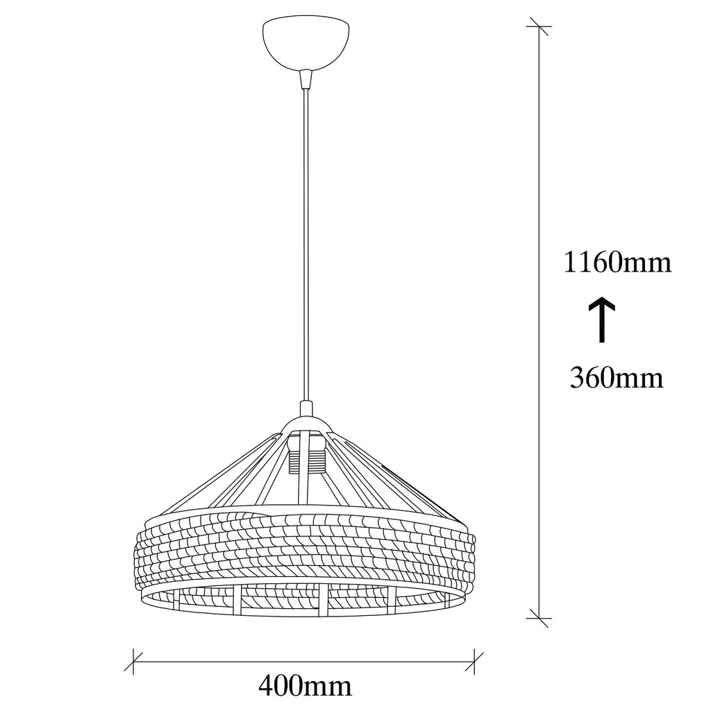 Rippvalgusti Opviq Wire hind ja info | Rippvalgustid | kaup24.ee