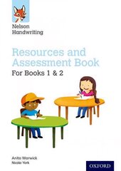 Nelson Handwriting: Year 1-2/Primary 2-3: Resources and Assessment Book for Books 1 and 2, Year 1-2/Primary 2-3, Nelson Handwriting: Year 1-2/Primary 2-3: Resources and Assessment Book for Books 1 and 2 hind ja info | Noortekirjandus | kaup24.ee