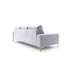 Трехместный диван Velvet Larnite, 222x102x90 см, цвет серый цена и информация | Диваны | kaup24.ee