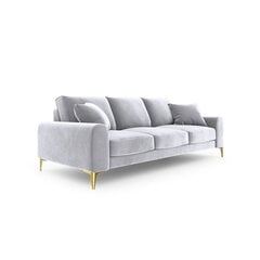 Трехместный диван Velvet Larnite, 222x102x90 см, цвет серый цена и информация | Диваны | kaup24.ee