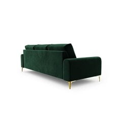 Трехместный диван Velvet Larnite, 222x102x90 см, темно-зеленый цена и информация | Диваны | kaup24.ee
