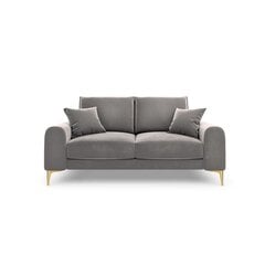 Двухместный диван Velvet Larnite, 172x102x90 см, светло-серый цена и информация | Диваны | kaup24.ee