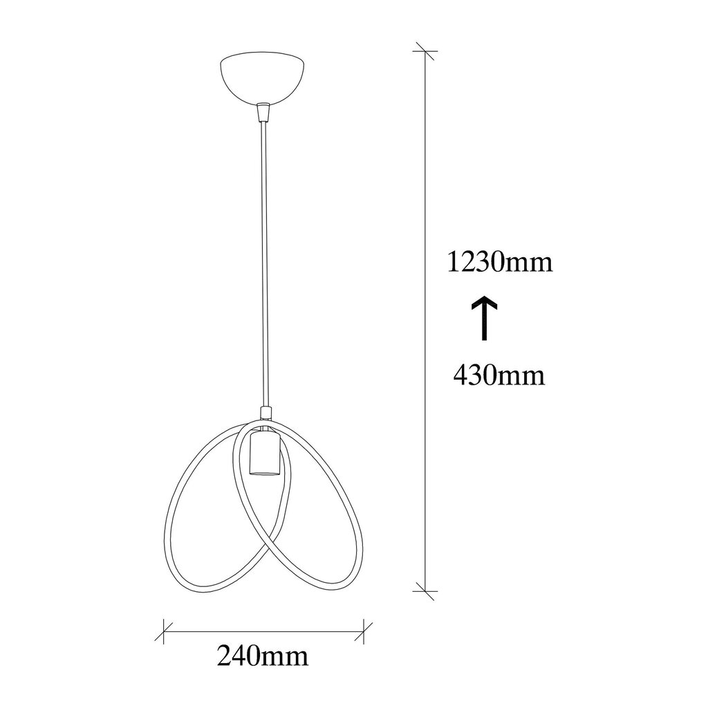 Rippvalgusti Opviq Circle hind ja info | Rippvalgustid | kaup24.ee